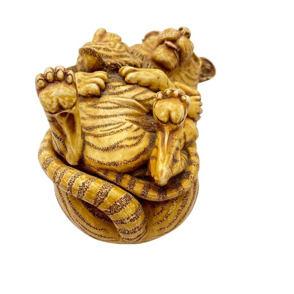 Harmony Kingdom Of the Same Stripe tiger trinket box jar England - Picture 2 of 12